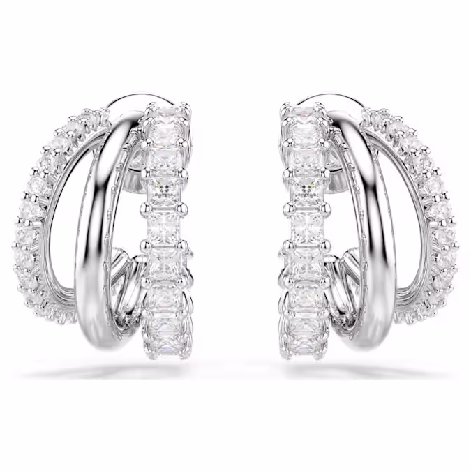 Hyperbola hoop earrings